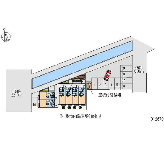 ★手数料０円★岐阜市則武中３丁目　月極駐車場（LP）